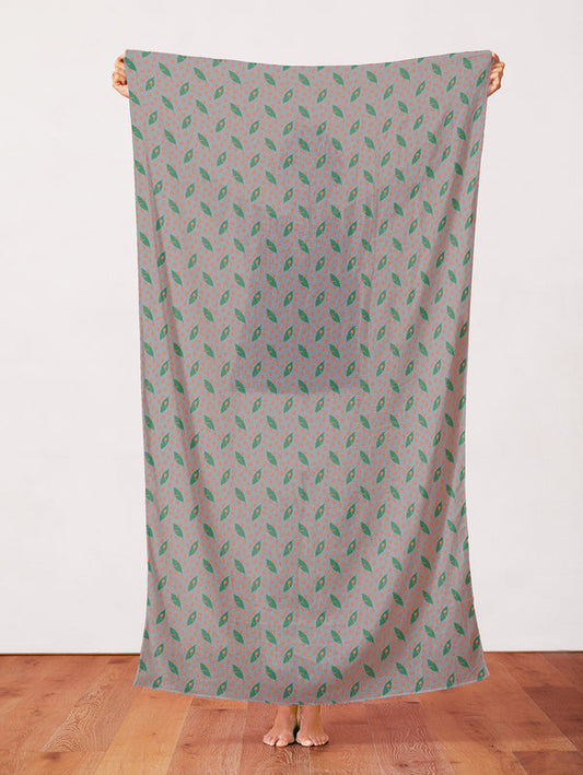 Ladybugs in Grey from the Backyard Bugs Collection - Paintbrush Fabrics