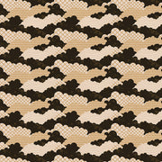 Geo Clouds from the Kimonos & Koi Collection - Paintbrush Fabrics