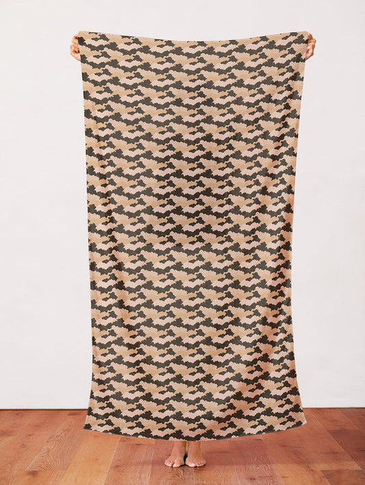 Geo Clouds from the Kimonos & Koi Collection - Paintbrush Fabrics