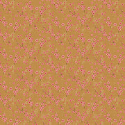 Cherry Blossom in Gold from the Kimonos & Koi Collection - Paintbrush Fabrics