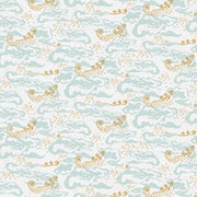 Clouds in Light Blue from the Year of the Snake Collection - Paintbrush Fabrics