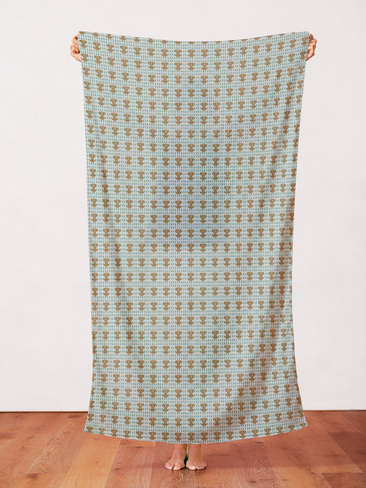Decorative in Blue from the Year of the Snake Collection - Paintbrush Fabrics