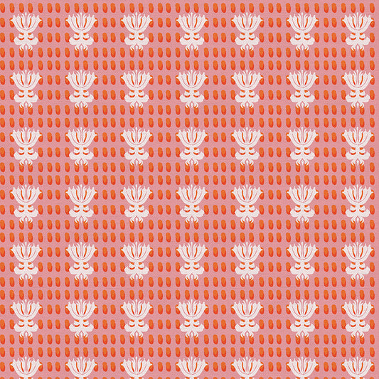 Decorative in Pink from the Year of the Snake Collection - Paintbrush Fabrics