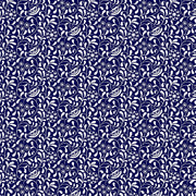 Branches in Dark Blue from the Chinoiserie Collection - Paintbrush Fabrics