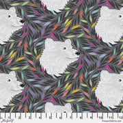 Tula Pink Grayworks  - Just Bearly in Carbon
