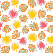 Rooville-Palm Fronds in Carrot from Benartex Fabrics