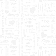 UpWords-Scripts in Gray from Benartex Fabrics