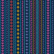 UpWords-Deco Stitches in Navy from Benartex Fabrics