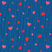 UpWords-Loves in Navy from Benartex Fabrics