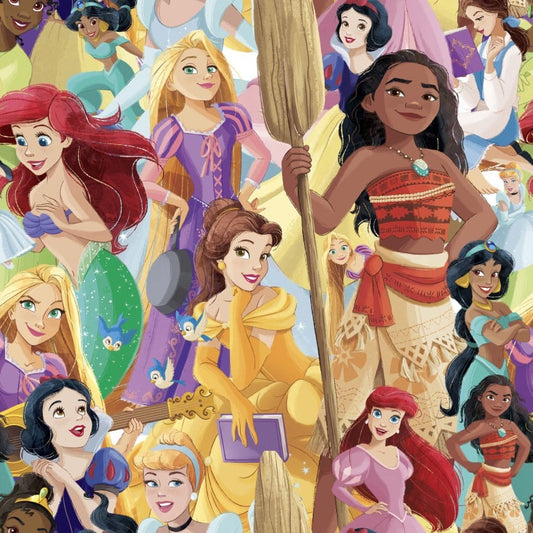 Disney Princesses from Springs Creative by the Yard  - 100% Cotton