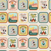Disney Cotton Mickey and Minnie Patches from Springs Creative by the Yard  - 100% Cotton