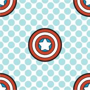 Kawaii Marvel Shields from Springs Creative by the Yard  - 100% Cotton