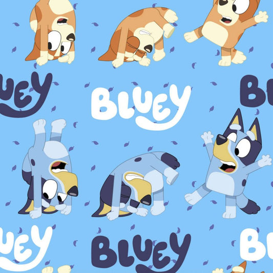 FLEECE - Bluey Handstand From Springs Creative by the Yard
