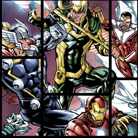 FLEECE - Avengers Marvel Dynamic Power from Springs Creative by the Yard
