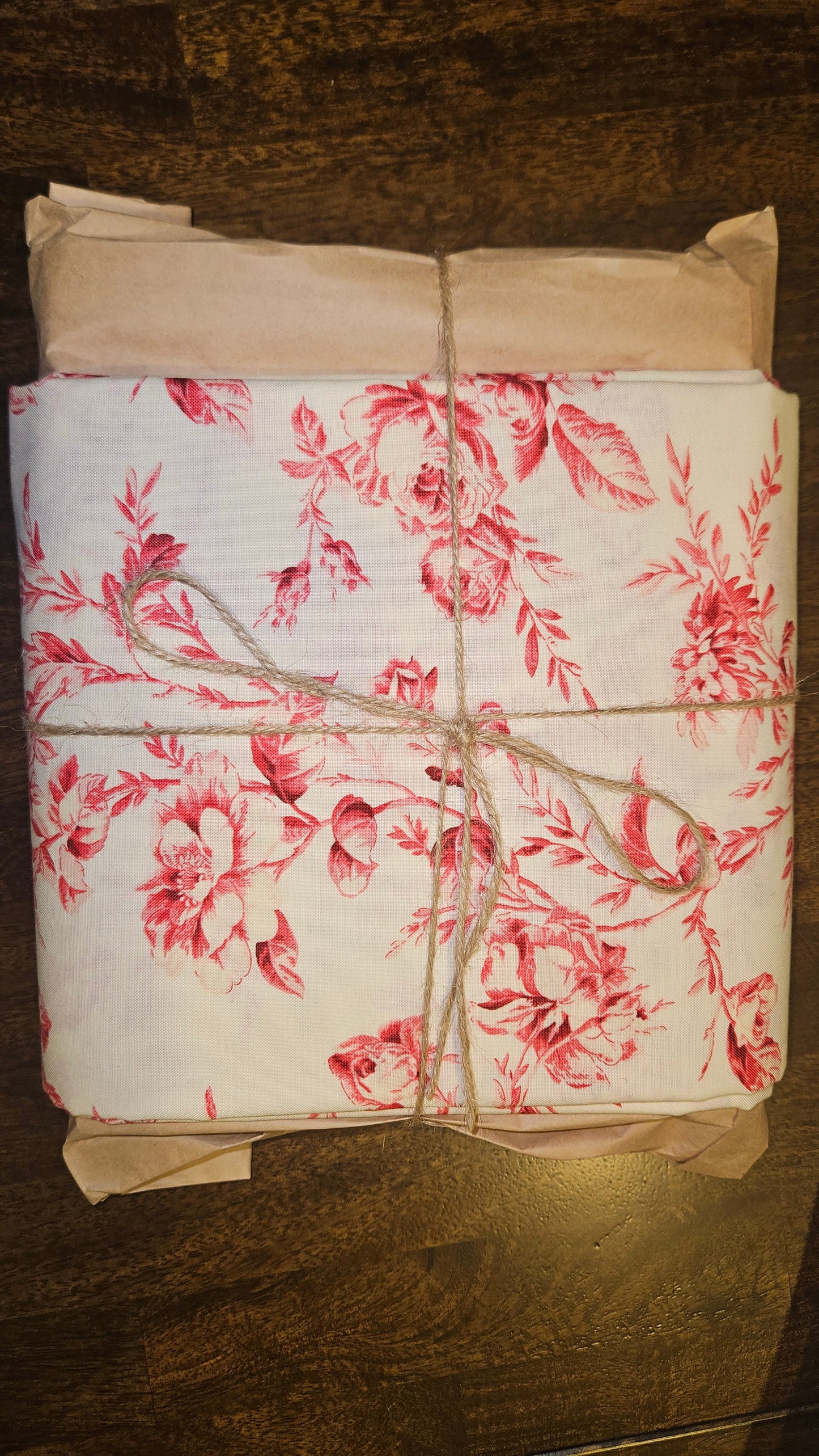 Brown Bag Mystery - All Our Hearts Red Floral