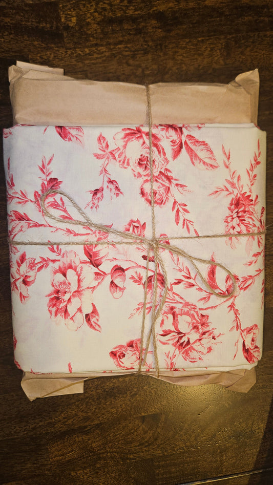 Brown Bag Mystery - All Our Hearts Red Floral