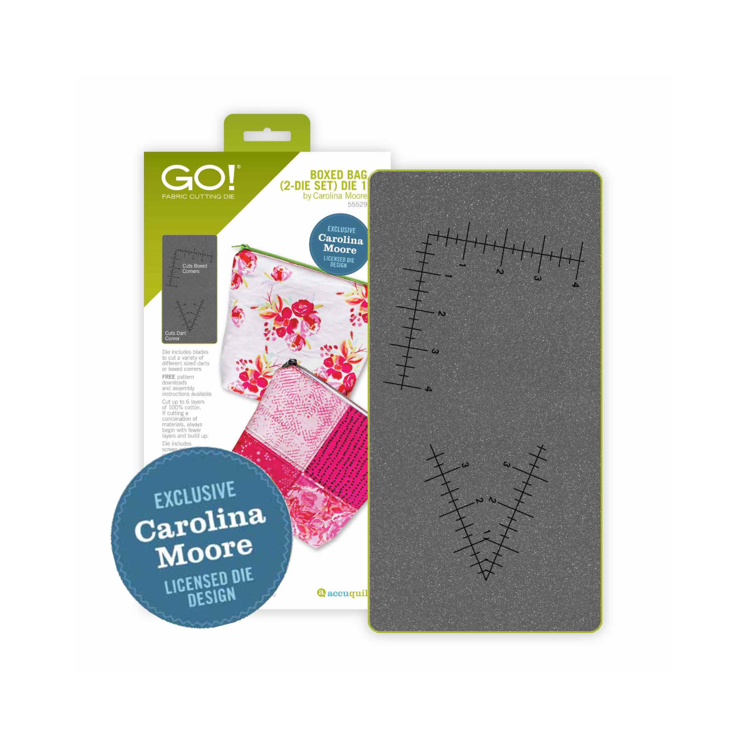GO! Boxed Bag 2-Die Set by Carolina Moore