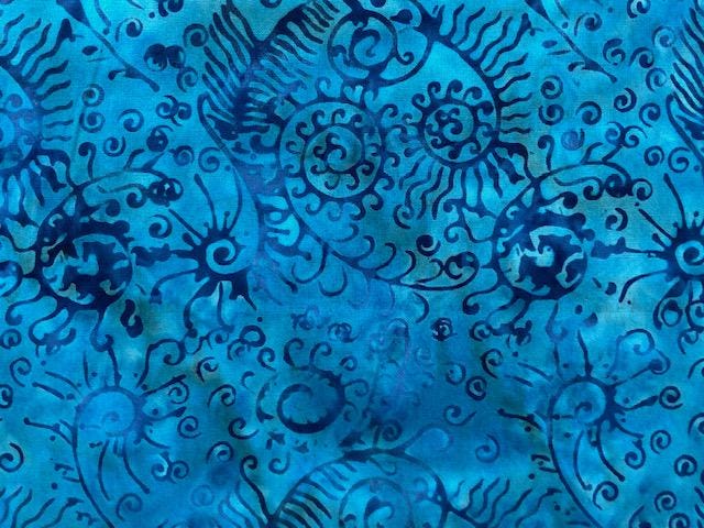 Island Batik from the Starry Seas Collection by Lumin BUNDLE SET in Teal & Orange- 8 Fabrics Total- 100% High Quality Quilt Shop Cotton
