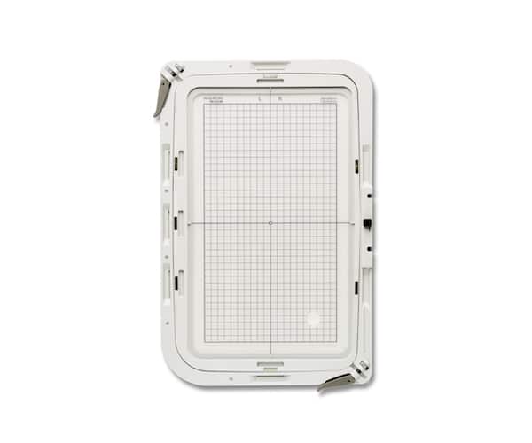 Elna Expressive 830L Embroidery Only Machine includes 4 Hoops with the Largest Hoop is 7.9"x14.2"