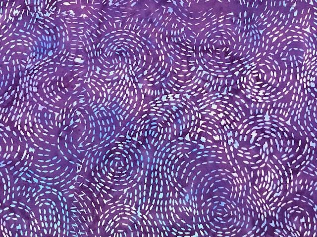Purple Batik Fabric Bundle - 10 High Quality Cotton Quilt Fabrics | Choose Your Cut