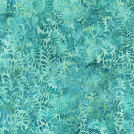 Pizzazz-Vines in Ocean from Anthology Fabrics