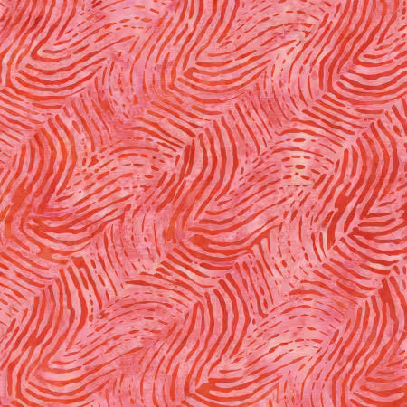 Pizzazz-Strokes in Coral from Anthology Fabrics