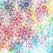 Pizzazz-Mums in Rainbow from Anthology Fabrics