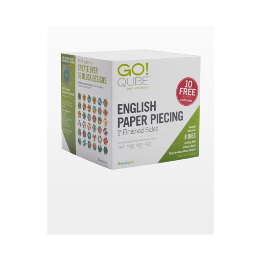 GO! Qube English Paper Piecing-1" Finished Sides