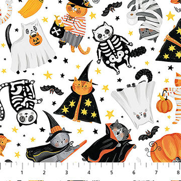 The Boo Crew-Halloween Character Toss in White
