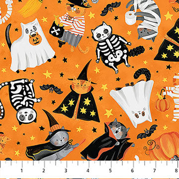 The Boo Crew-Halloween Character Toss in Orange