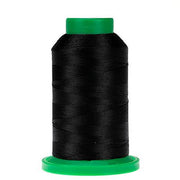 1000m Black Isacord Thread - 40 Weight Polyester