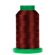 1000m Brick Isacord Thread - 40 Weight Polyester
