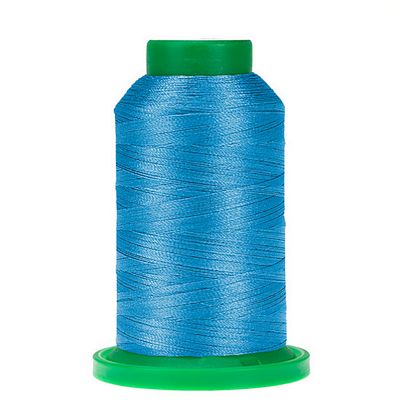 1000m Crystal Blue Isacord Thread - 40 Weight Polyester