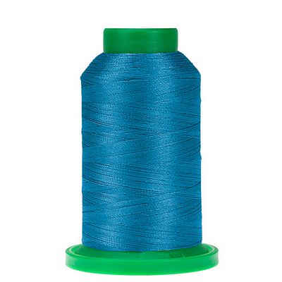 1000m California Blue Isacord Thread - 40 Weight Polyester