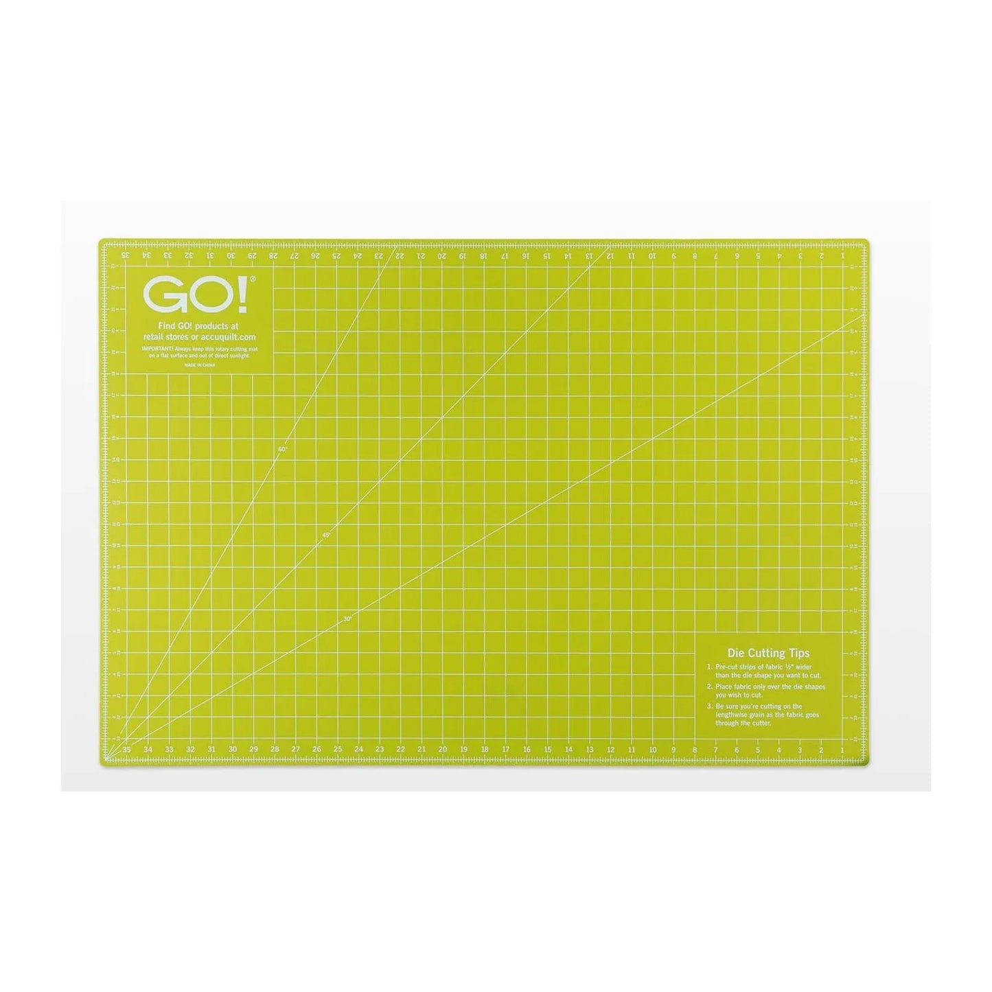 GO! Rotary Cutting Mat-24" x 36" Double Sided