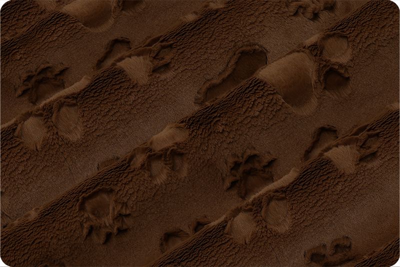 Minky - Luxe Cuddle® Embossed Paws WOODLAND From Shannon Fabrics