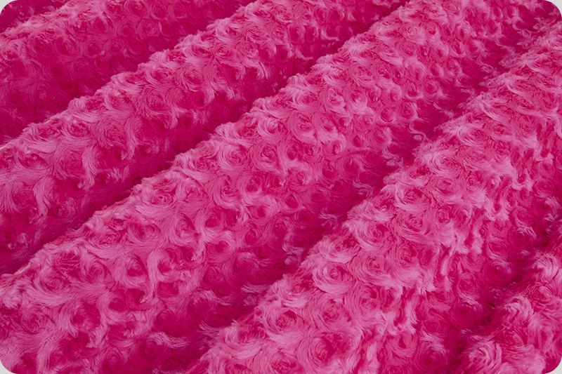 Minky -Luxe Cuddle Rose THINK PINK From Shannon Fabric- 10MM