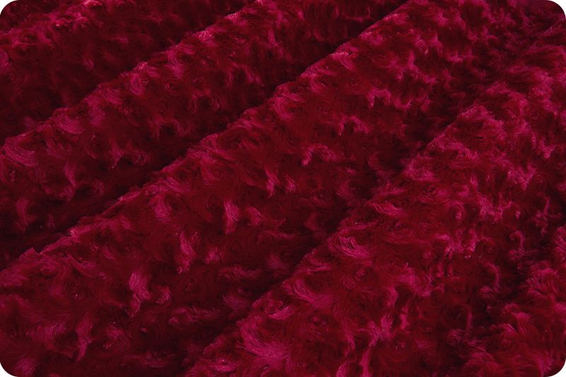 Minky -Luxe Cuddle Rose CARDINAL From Shannon Fabric- 10MM