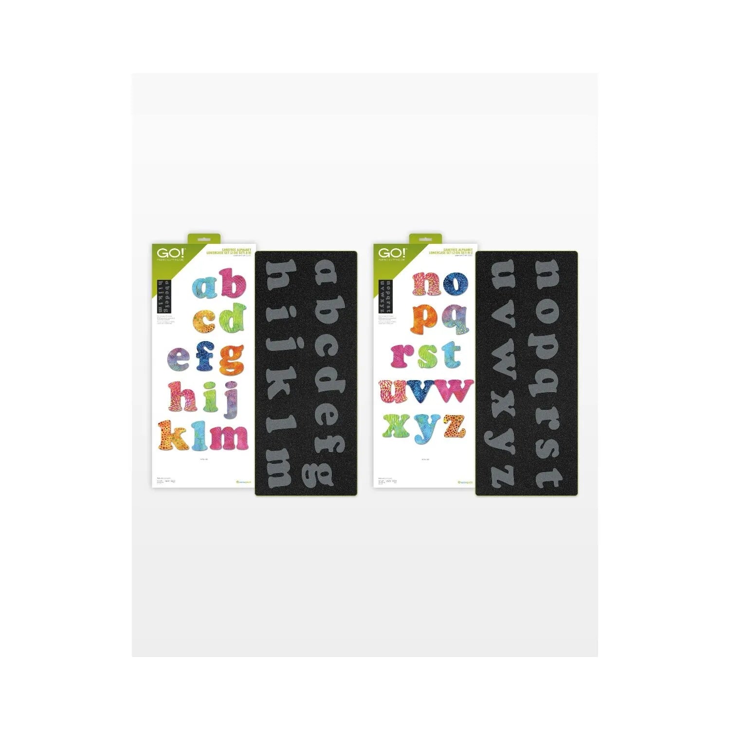 GO! Carefree Alphabet Lowercase Set (2-Die Set)