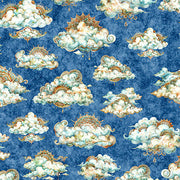 Bohemian Sunrise - Clouds in Blue from QT Fabrics