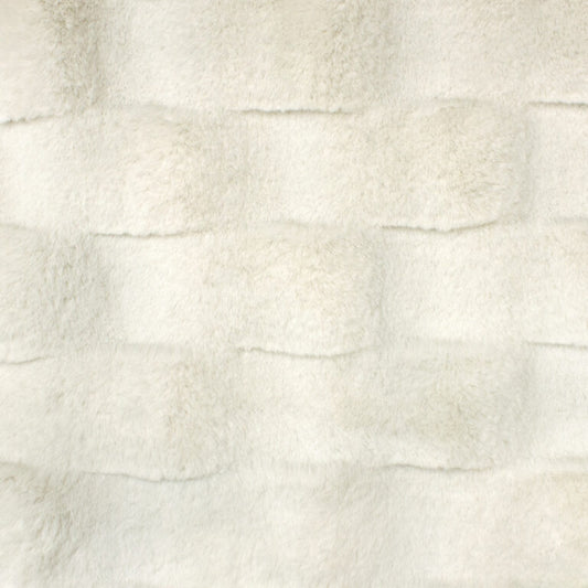 Minky -Lux Snuggle Roam OFF WHITE From EZ Fabric
