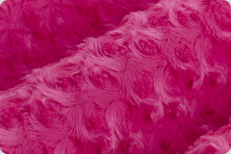 Minky -Luxe Cuddle Rose THINK PINK From Shannon Fabric- 10MM
