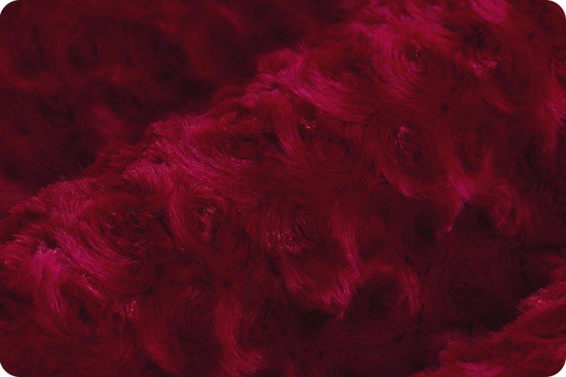 Minky -Luxe Cuddle Rose CARDINAL From Shannon Fabric- 10MM