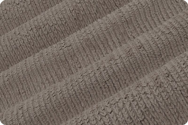 Minky - Luxe Cuddle Chenille SIMPLY TAUPE From Shannon Fabrics-10MM