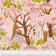 Girls in Trees in Pink from the Studio Edit Collection by Heather Ross - Windham Fabrics - 100% Cotton