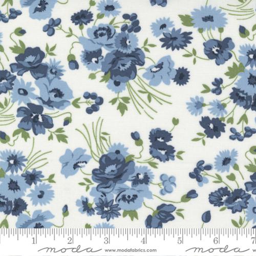 Somerset Florals in Cream from the Nantucket Summer Collection - Moda Fabric