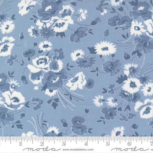 Somerset Florals in Light Blue from the Nantucket Summer Collection - Moda Fabric
