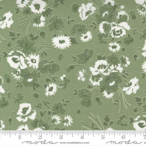Somerset Florals in Grass from the Nantucket Summer Collection - Moda Fabric
