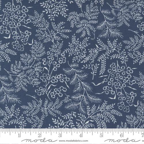 Sconset Florals & Vines in Navy from the Nantucket Summer Collection - Moda Fabric