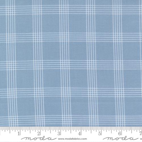 Nantucket Plaid in Light Blue from the Nantucket Summer Collection - Moda Fabric
